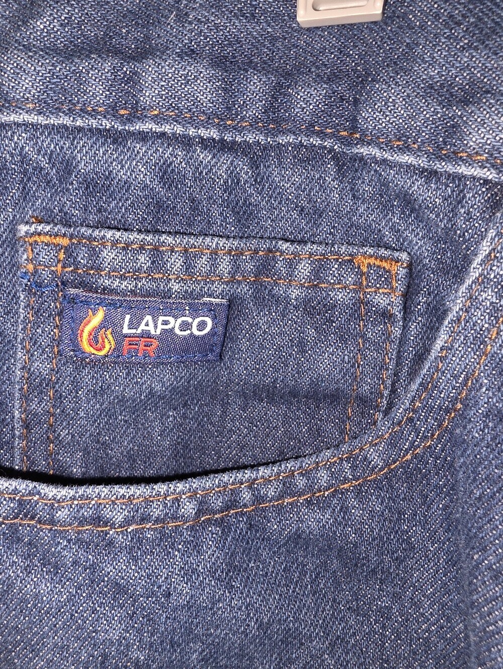 Lapco FR Flame Resistant Jeans Size 38 Relaxed Fit Work Pants CAT 2 - Picture 3 of 6